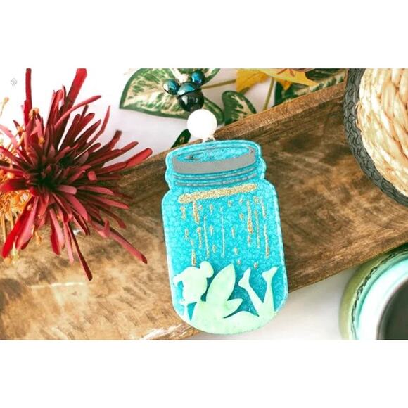 🧚 Tinker Bell in Mason Jar Silicone Mold for Freshies, Resin, or Crafts - Picture 5 of 5